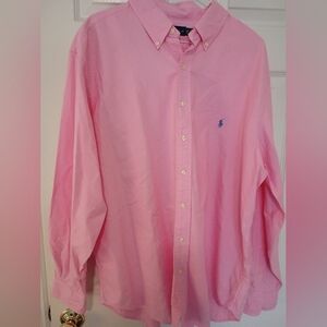 Polo by Ralph Lauren Men's Pink Shirt EUC XL Really Nice Shirt!